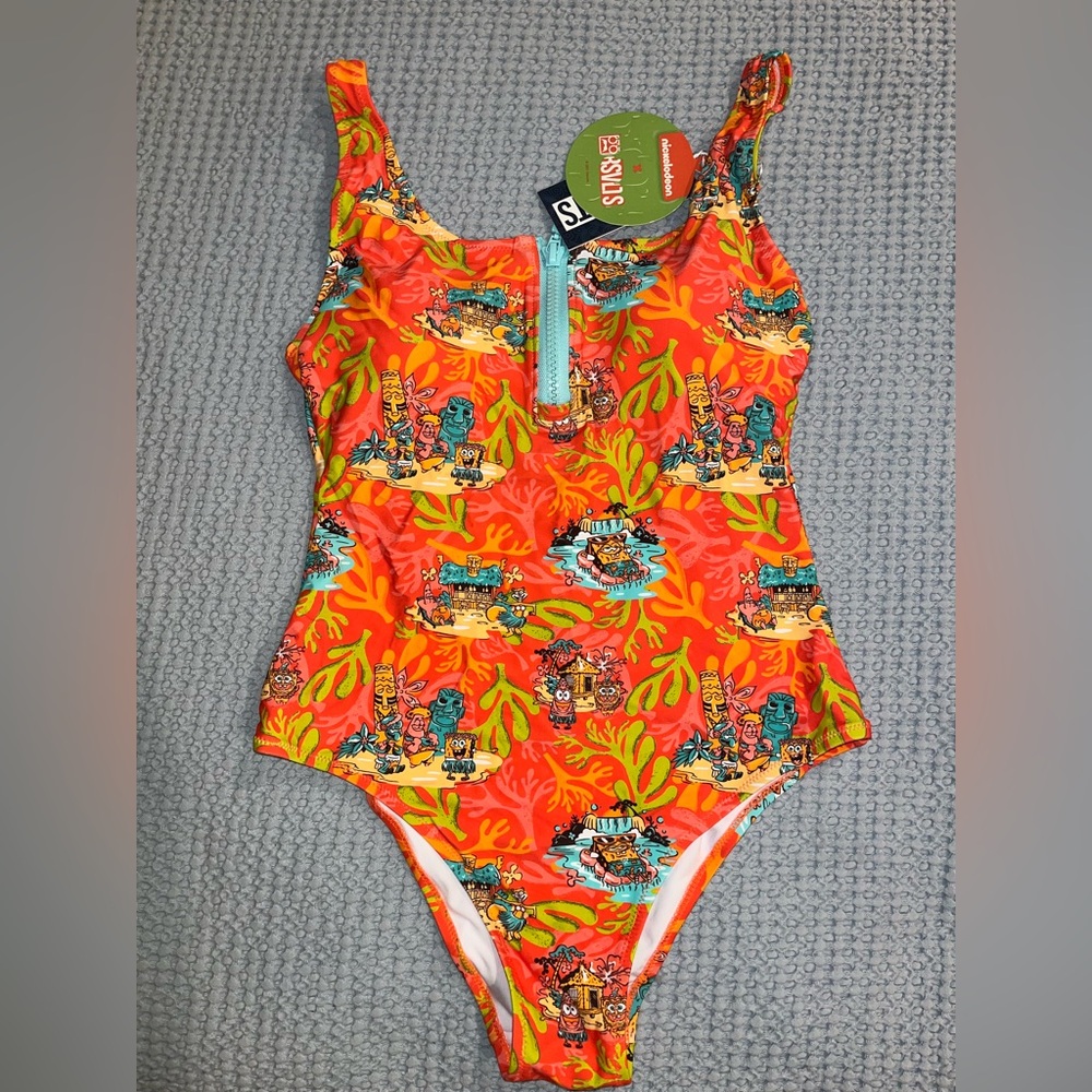 RSVLTS x Nickelodeon Spongebob Square Pants Womens Swimsuit XL